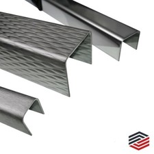 Edelstahl U-Profil Winkel Einfassprofil Abdeckprofil V2A U-Winkel U-Blech VA