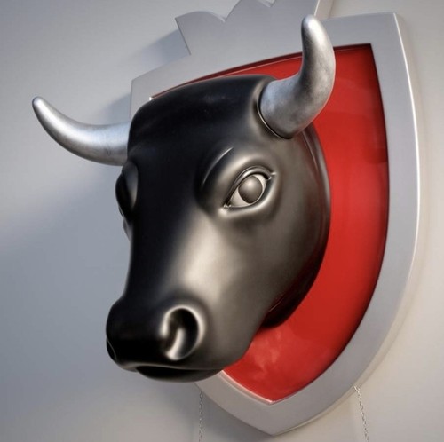 Spanischer stier büste - spanischer, kopf