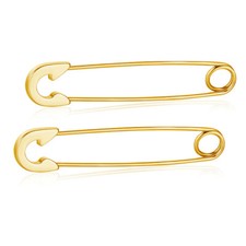 Creolen Sicherheitsnadel Edelstahl Ohrringe Groß Kreolen Ohrhänger Damen