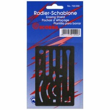 ECOBRA Radierschablone 760200 aus Edelstahl