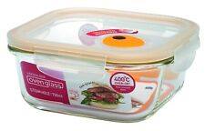 Lock&Lock Glas Serie oven glass Aufbewahrungsbehälter 750 ml Set mit 2 Stück