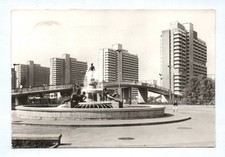 Foto Ak Halle Neustadt Brunnen