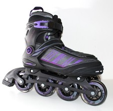 Damen ALU Sports Inliner 84 mm  Inline Skates Softboot lila 41 2130 B-Ware
