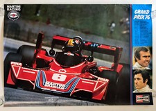 Original Martini Brabham Alfa Poster Plakat #11, Grand Prix 1976 Pace Reutemann