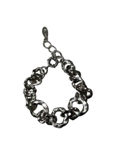 Schweres versilbertes armband - schweres,