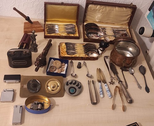 Teelöffel silber antik 800 - teelöffel, 2