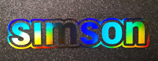 2 x SIMSON Aufkleber •