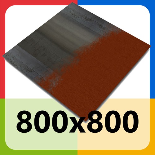800x800mm metallblech aus - 800x800mm,