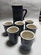 Altes Keramik Saft Service