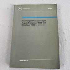 Mercedes Werkstatthandbuch W124 W126 W201 Neuerungen 1988 und 1989