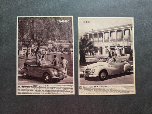 Werbung auto union dkw - auto,