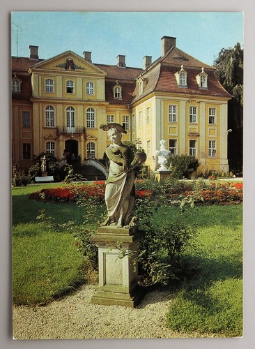 Postkarte barockschloß - postkarte, ak