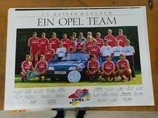Plakat FC Bayern München Opel