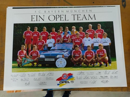 Plakat bayern münchen opel - münchen,