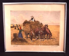 Radierung - Gemälde-  Die