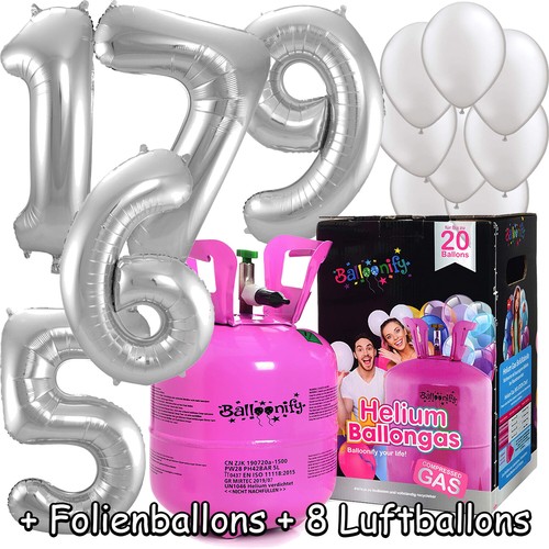 Folienballons ballongas - folienballons, +