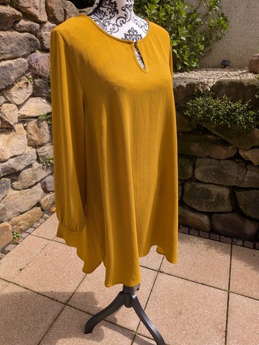 Kleid zizzi gelb senf 44 - zizzi,