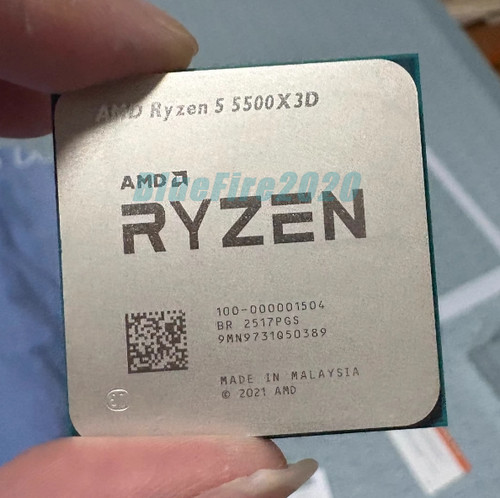 Amd ryzen 5500x3d core - 5,