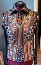 Showweste und Bluse Westernreiten