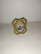 Alter Art Deco Bildrahmen um 1920 großes Wohnzimmer Puppenstube Deko Puppe Bär 