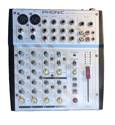 Phonic 1002 input - mu, 2-bus