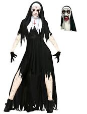  Schreckliches Damen-Nonne-Kostüm Halloween Schwester Act Zombie-Nonne-Kostüm