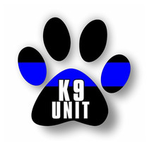 10cm Auto-Aufkleber Sticker K9