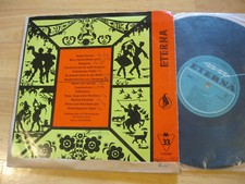 10" LP Volksliedquartett Senders Leipzig Volksmusik Vinyl Eterna DDR 7 30 006