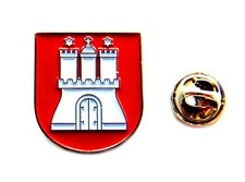 Hamburg Pin Stadt Wappen -