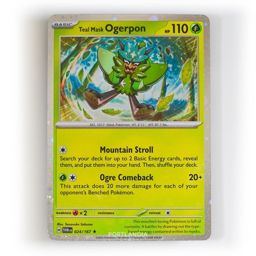 Pokemon teal mask - ogerpon,