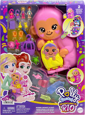 Polly Pocket Affenmama und Baby - Neu