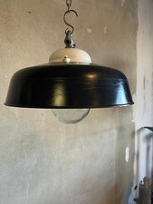 Industrielampe Fabriklampe Bunkerlampe Loft Bauhaus Lampe Emailie Industrial
