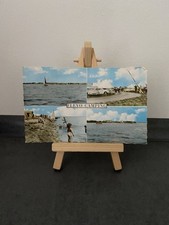 Vintage Postkarte Flevo Camping, Multiview, Niederlande, Meer, Strand