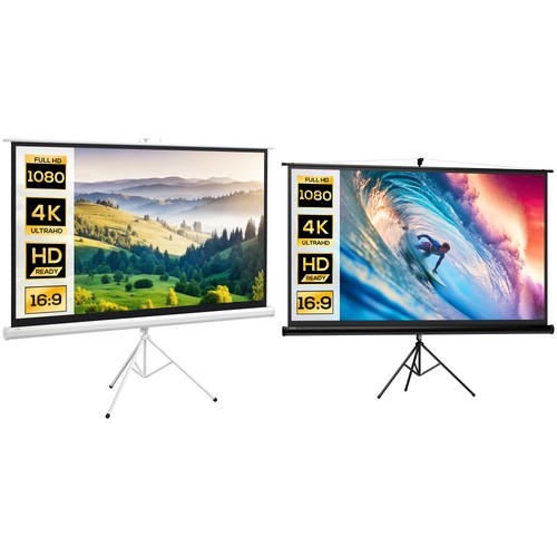 Homcom beamer leinwand - leinwand, mit