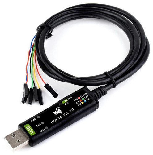 Waveshare usb ttl 6 pin - waveshare, 6-pin