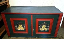 bauerntruhe bemalt guter Zustand 117 x 62 x 49cm für Selbstabholer