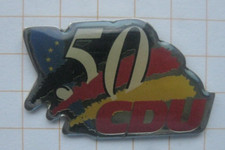 50 JAHRE CDU / DEUTSCHLAND ................................. Partei - Pin (261f)
