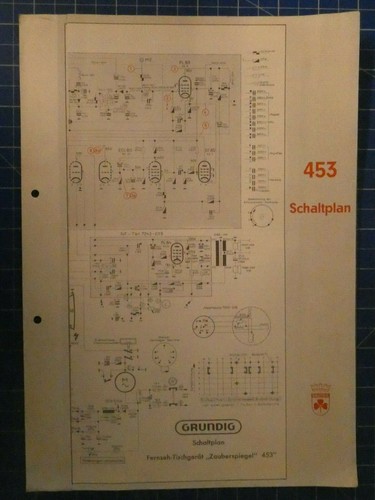 Grundig 453 schaltplan - schaltplan, h10747