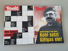 „Titanic” – Zeitschrift – 2 Ausgaben - 1991 - Heftbindung