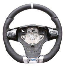 Opel Lenkrad Corsa D OPC Neu Beziehen 12 Uhr Markierung silber 58036