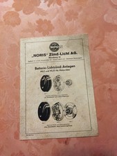 Noris Zündlicht Anlagen Motorräder, technisches Handbuch
