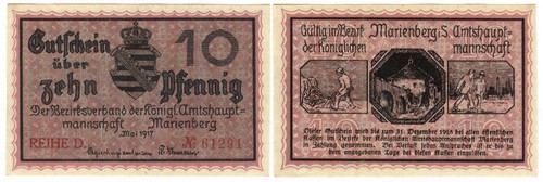 Notgeldschein sachsen - ,