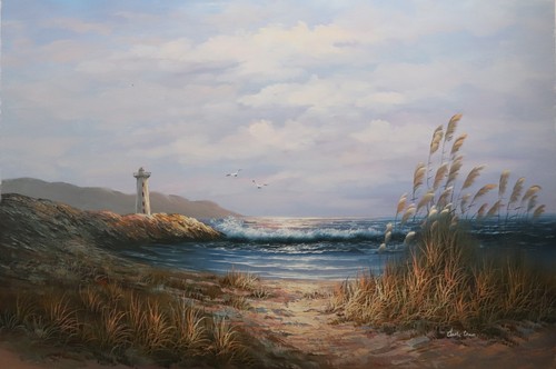 Handgemaltes ölgemälde 60x90 - Ölgemälde,