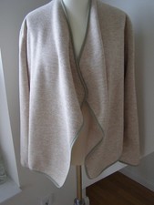 Tolle oversize Fleecejacke , Tatonka,Gr.42,beige,etwa 54cm weit und 70cm lang