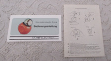 1978 VEB NARVA Bedienungsanleitung AKA ELEKTRIK : KLEINE LEUCHTE  HALOGEN 20