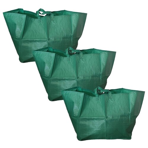 3er set gartenabfalltasche 60 - set, gartenabfalltasche,