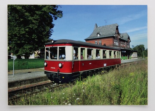 Postkarte triebwagen vt - postkarte,