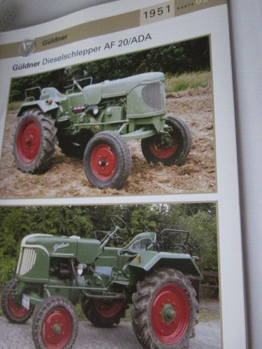 Traktor güldner ada - güldner, af