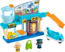 FISHER-PRICE Alltagsabenteuer auf dem Flughafen - Spielset mit Flugzeug Figur...