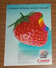 Seltene Werbung CANON CLC 300 500 Kopierer - Artbeeren mit Farbstoff 1991